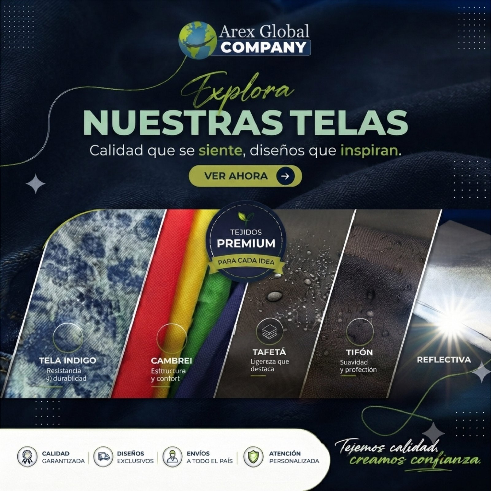 Telas Y forros Para Todo Tipo De negocio , EPP, Surte Tu Negocio Al Por Mayor Con Arex Global versión móvil