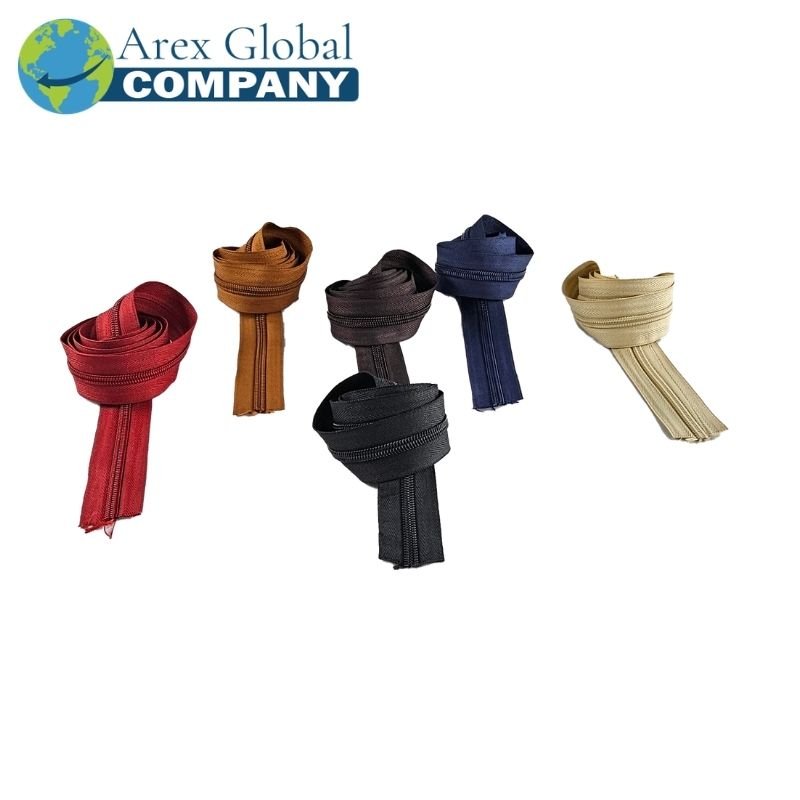 Cremallera Café Poliéster No 6