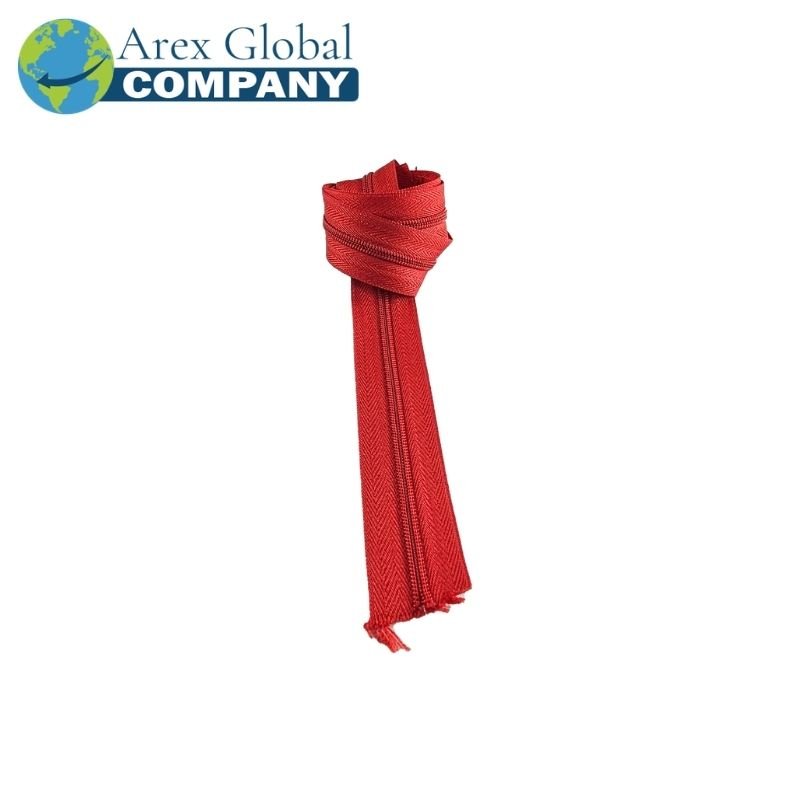 Cremallera Roja Poliéster No 3