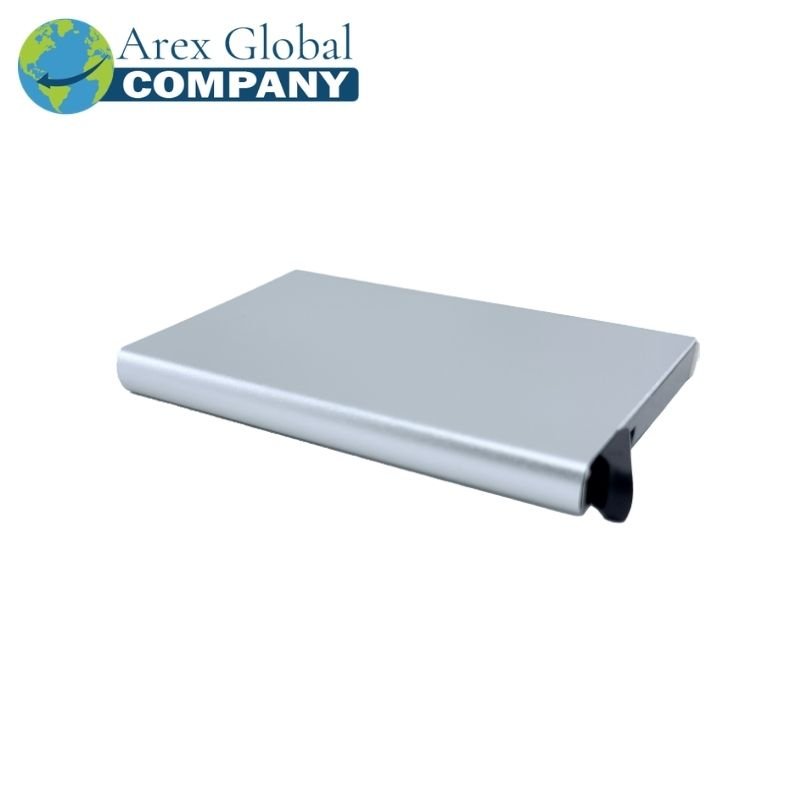 Tarjetero Gris Compacto