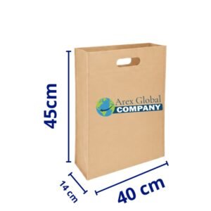 Bolsa Plana Troquel Con Fuelle Beige