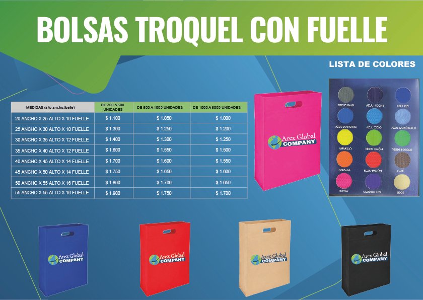 Bolsa Plana Troquel Fucsia