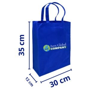 Bolsa Plana Manija Con Fuelle Azul