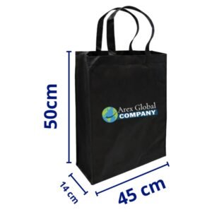 Bolsa Plana Manija Con Fuelle Negra